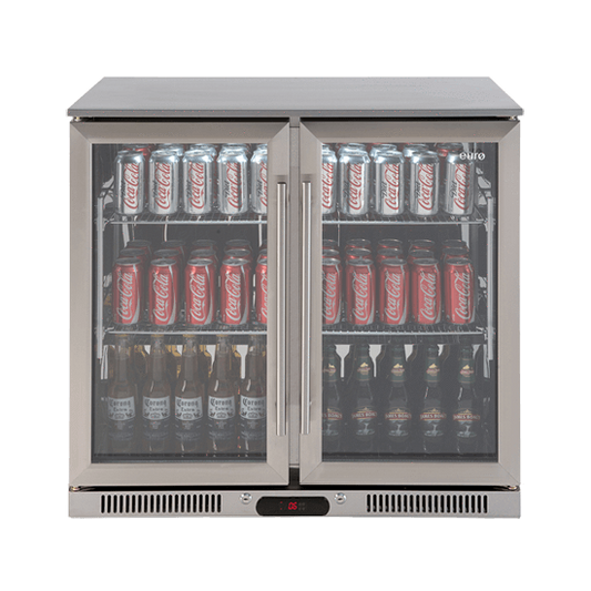 EA900WFSX2 – 208L Double Door Stainless Steel Beverage Cooler