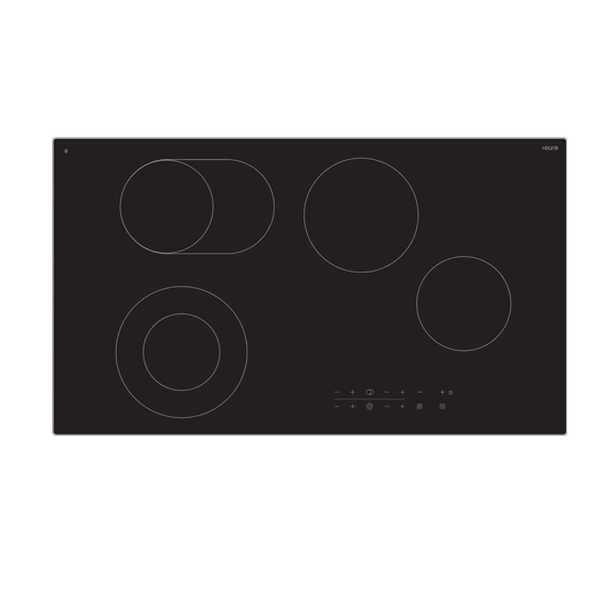 ECT900C6 – 90cm Ceran Touch Electric Cooktop