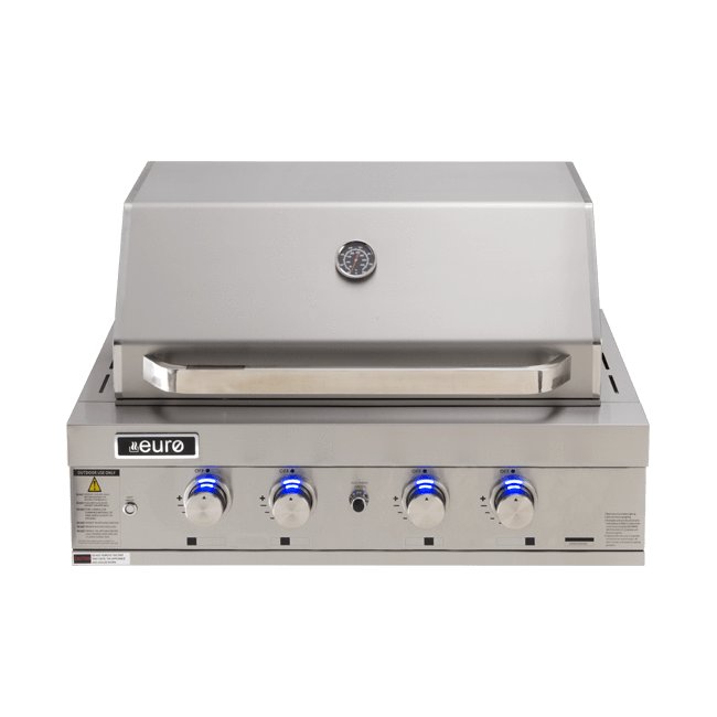 EAL900RBQ – 4 Burner Built-In BBQ + Hood