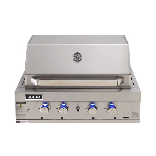 EAL900RBQ – 4 Burner Built-In BBQ + Hood