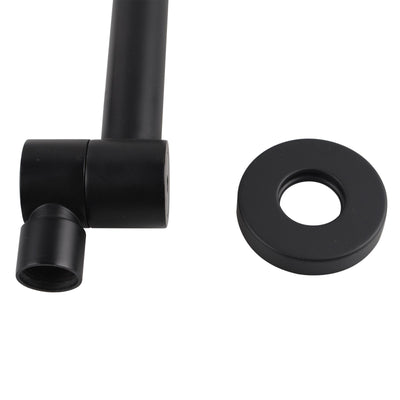 Pentro Matte Black Round Bath Spout