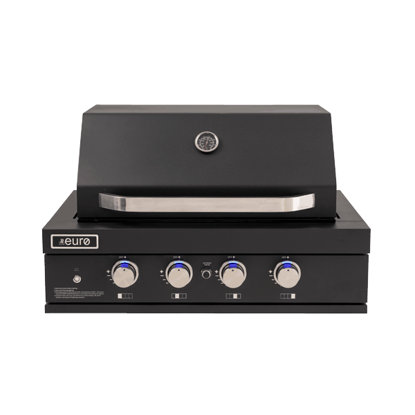 EAL900RBQBL – 4 Burner Black Built-In BBQ