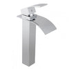 Chrome Waterfall Tall Basin Mixer