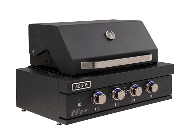 EAL900RBQBL – 4 Burner Black Built-In BBQ