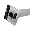 Cavallo Chrome Square Ceiling Shower Arm 400mm