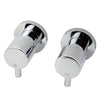 Pentro Chrome Round Shower Taps