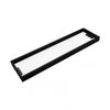 Black Glass Shelf 600mm