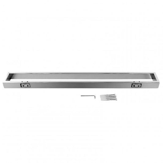 Chrome Single Towel Rail 600mm