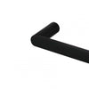 Black Single Towel Rail 600mm