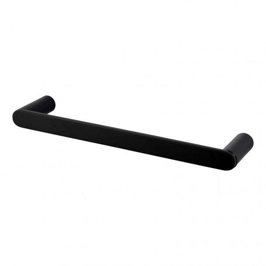 Black Single Towel Rail 300mm