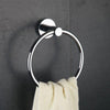 Round Chrome Hand Towel Ring