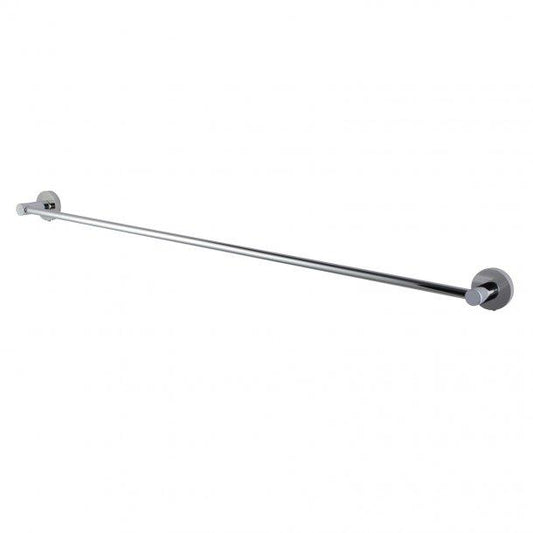 Round Chrome Single Towel Rack Rail 800mm CUT TO SIZE