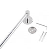 Round Chrome Single Towel Rack Rail 800mm CUT TO SIZE