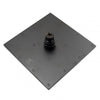 Black Rainfall Brass Shower Head 200mm