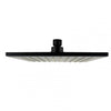 Black Rainfall Brass Shower Head 200mm