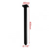 Square Black Ceiling Shower Arm 400mm