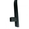 Square Black Gooseneck Wall Shower Arm