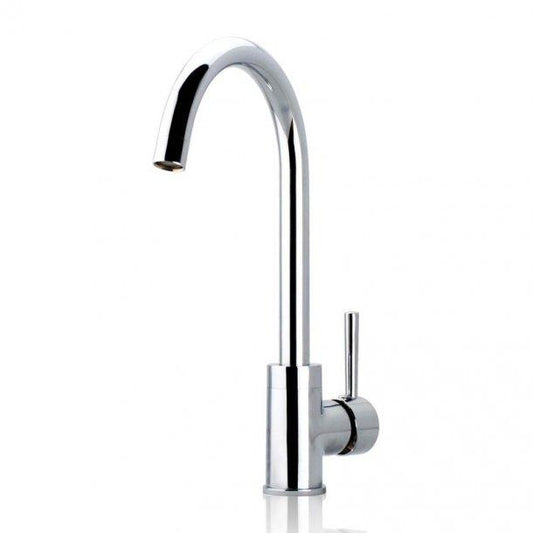 Round Chrome Standard Kitchen Mixer Tap