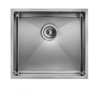 1.2mm Round Corner Stainless Steel Handmade Single Bowl Top/Flush/Undermount Kitchen/Laundry Sink 440x440x205mm