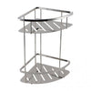 Chrome Stainless Steel 2 Tier Shower Caddy Shelf