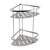 Chrome Stainless Steel 2 Tier Shower Caddy Shelf