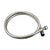 Silver PVC Shower Hose 1500mm