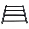 Square Matte Black Electric Heated Towel Rack 4 Bars