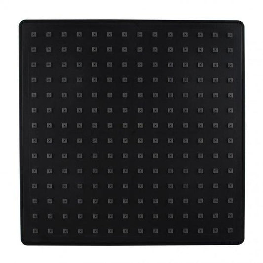 9" Square Black ABS Rainfall Shower Head