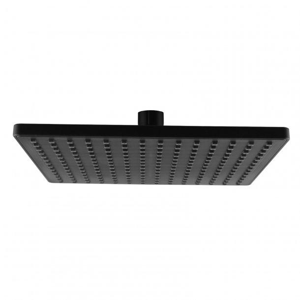 9" Square Black ABS Rainfall Shower Head