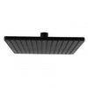 9" Square Black ABS Rainfall Shower Head