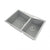 800 x 500 x 220mm Carysil Concrete Grey Double Bowl Granite Kitchen Sink Top/Flush Mount