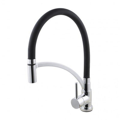 Round Chrome Swivel Kitchen Sink Mixer Tap