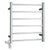 Chrome Electric Heated Towel Rack 6 Bars