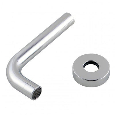 Round Chrome Bathtub/Basin Wall Spout