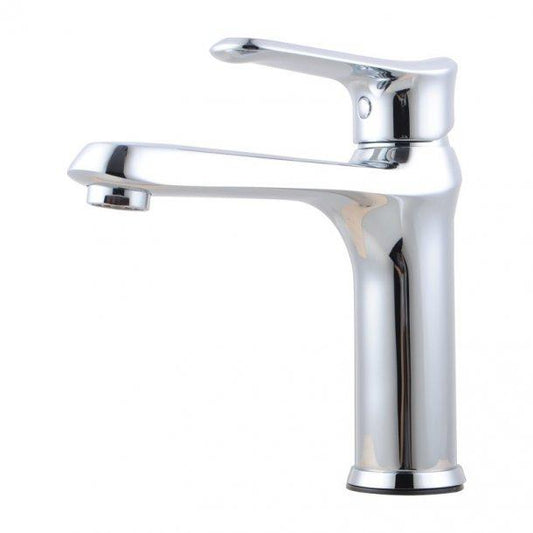 Bathroom Brass Chrome Short Basin Mixer Tap