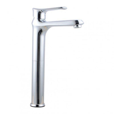 Bathroom Brass Chrome Tall Basin Mixer Tap