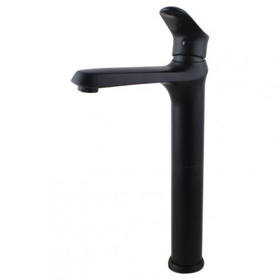 Bathroom Brass Black Tall Basin Mixer Tap