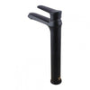 Bathroom Brass Black Tall Basin Mixer Tap