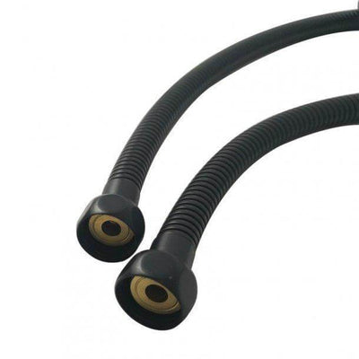 1500mm Black Stainless Steel Water Inlet/Outlet Shower Hose