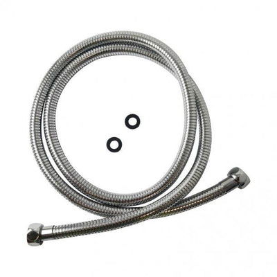 1500mm Chrome Stainless Steel Water Inlet/Outlet Shower Hose