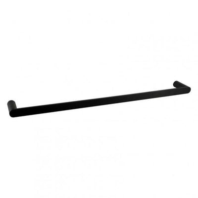 Black Single Towel Rail 800mm Stainless Steel 304 Wall Mounted