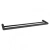 Black Double Towel Rail 800mm Stainless Steel 304 Wall Mounted