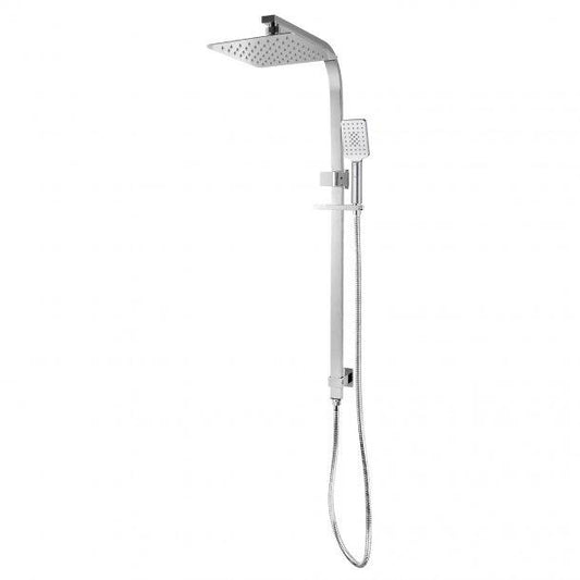 8 inch Square Chrome Shower Station Top Water Inlet