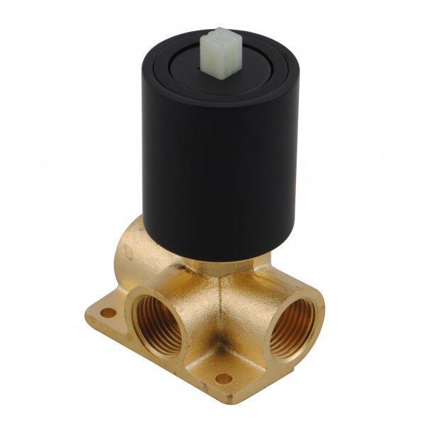 Black Shower Wall Mixer Solid Brass