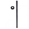 Round Black Ceiling Shower Arm 600mm Stainless Steel