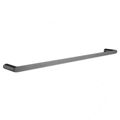 Gun Metal Grey Single Towel Rail 800mm Stainless Steel 304 Wall Mounted