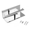 Chrome Double Toilet Paper Holder Stainless Steel Wall Mounted