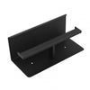 Black Double Toilet Paper Holder Stainless Steel Wall Mounted