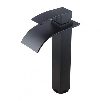 Black Waterfall Tall Basin Mixer