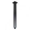 Square Gunmetal Grey Ceiling Shower Arm 300mm Stainless Steel